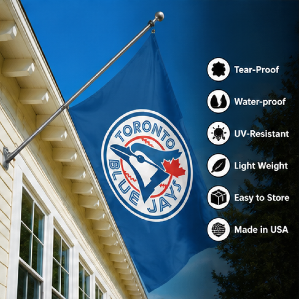 TORONTO BLUE JAYS FLAG