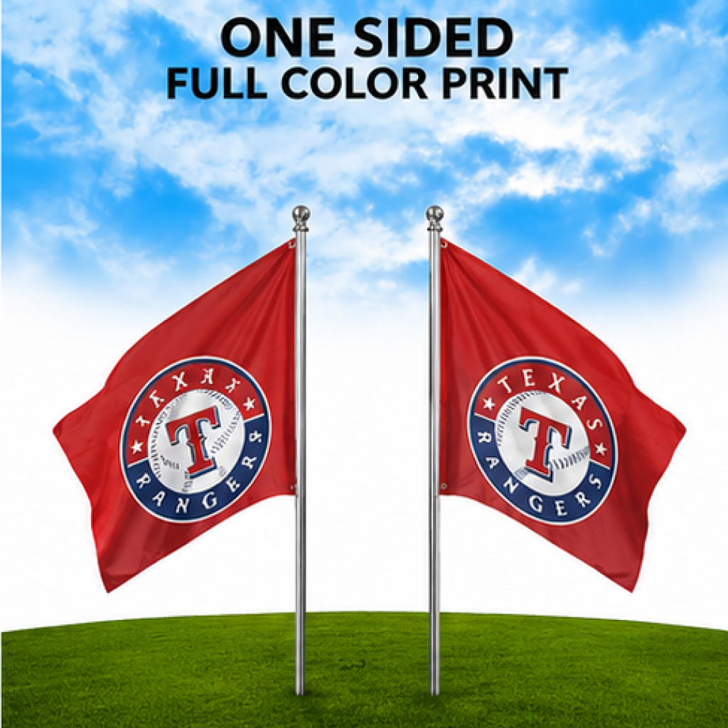 TEXAS RANGERS FLAG