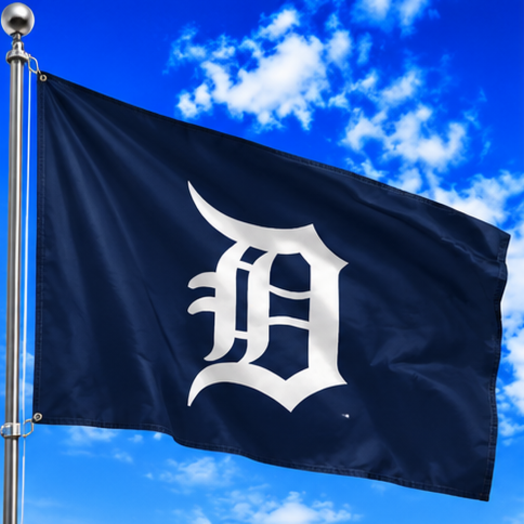 DETROIT TIGERS FLAG