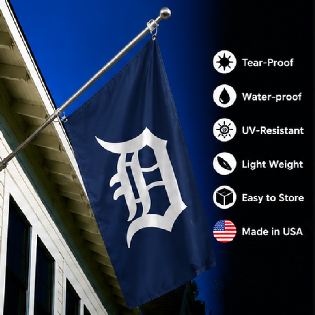 DETROIT TIGERS FLAG
