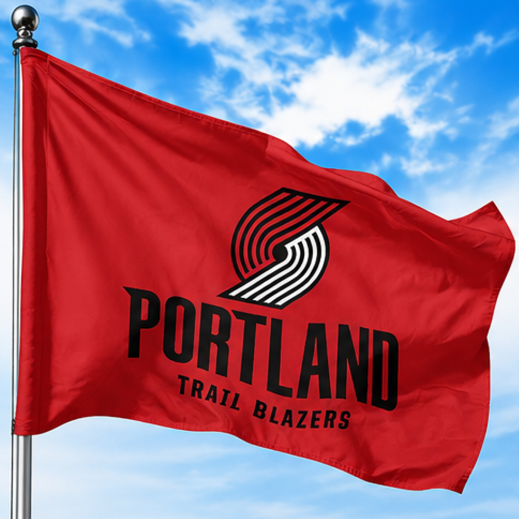 PORTLAND TRAIL BLAZERS FLAG