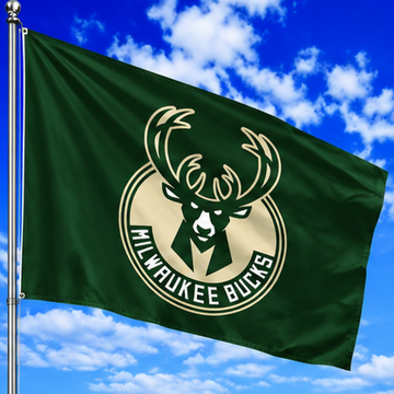 MILWAUKEE BUCKS FLAG