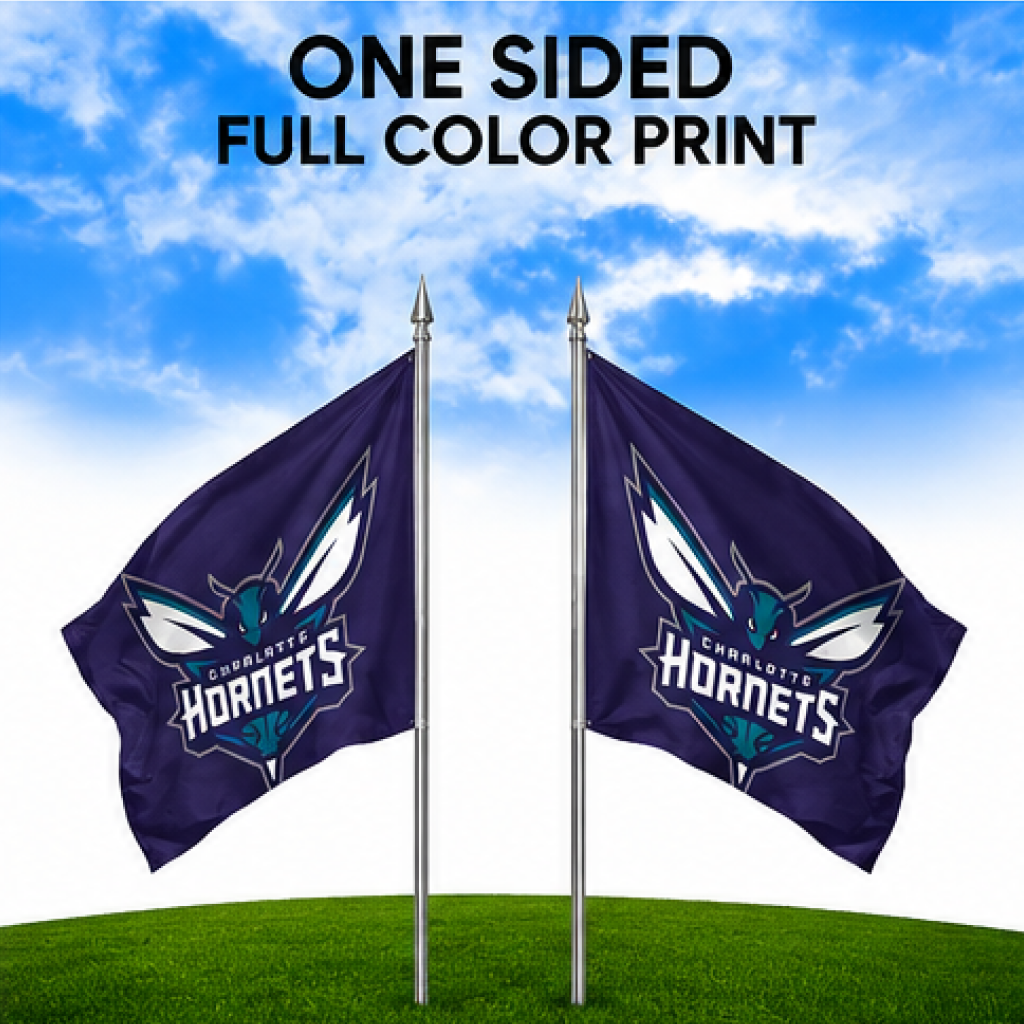 CHARLOTTE HORNETS FLAG