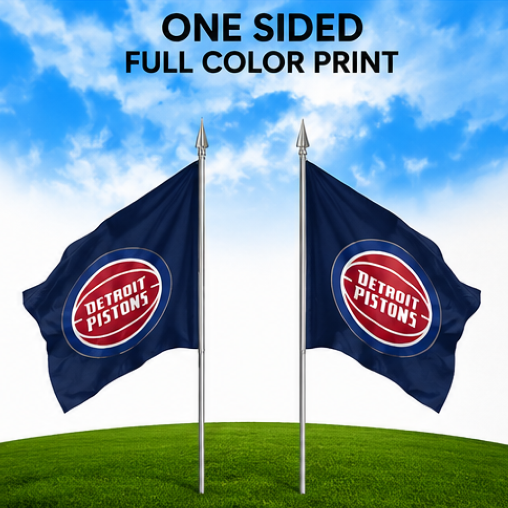 DETROIT PISTONS FLAG