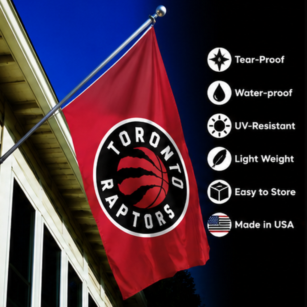 TORONTO RAPTORS FLAG