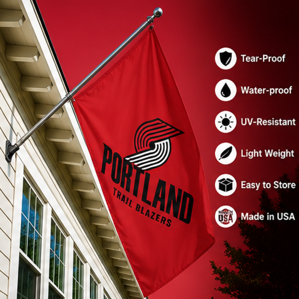 PORTLAND TRAIL BLAZERS FLAG