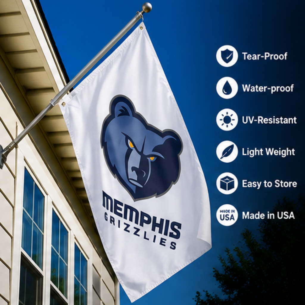 MEMPHIS GRIZZLIES FLAG