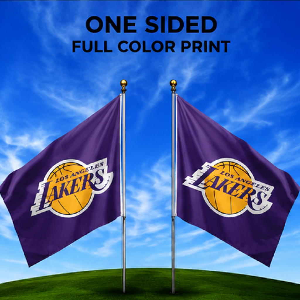 LOS ANGELES LAKERS FLAG
