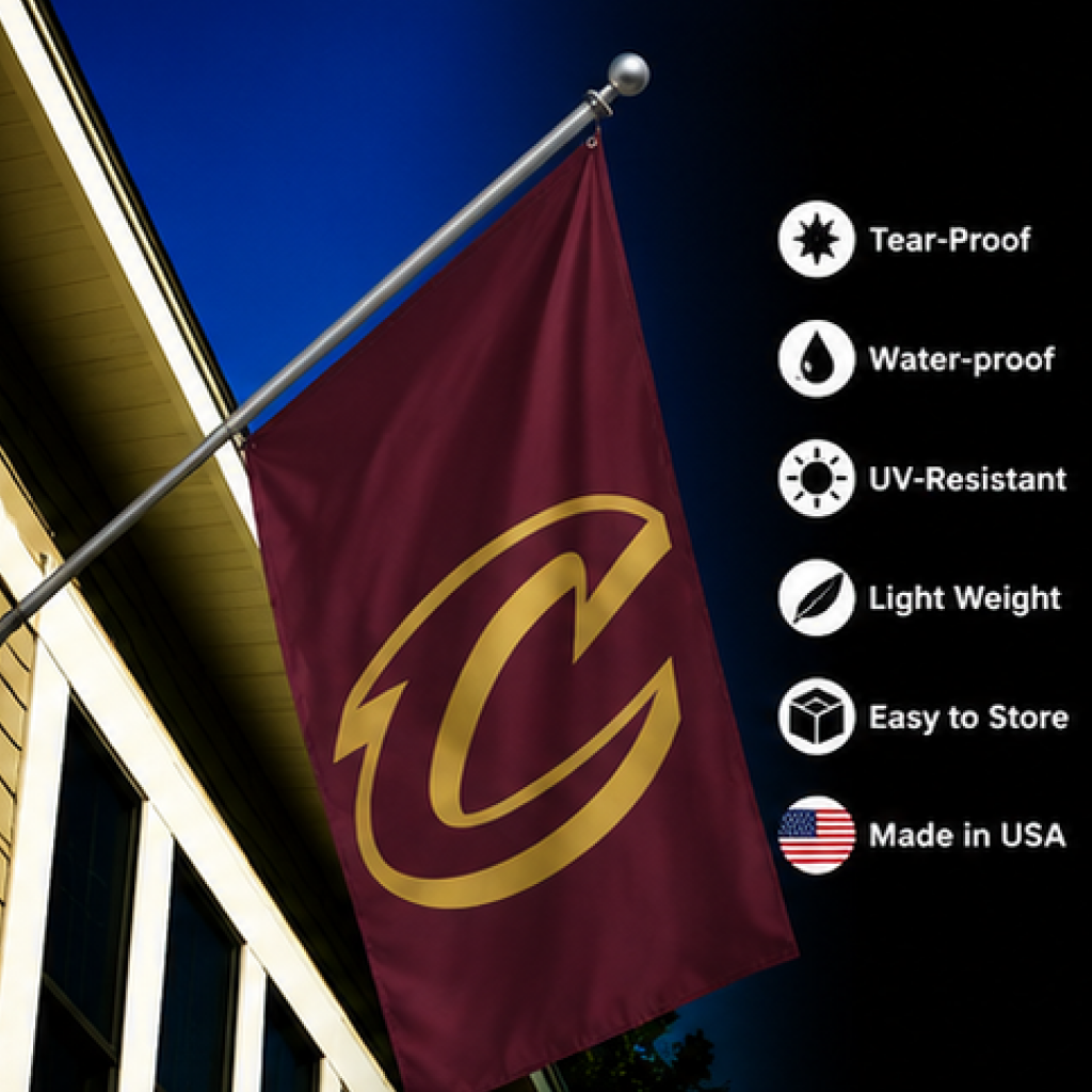 CLEVELAND CAVALIERS FLAG