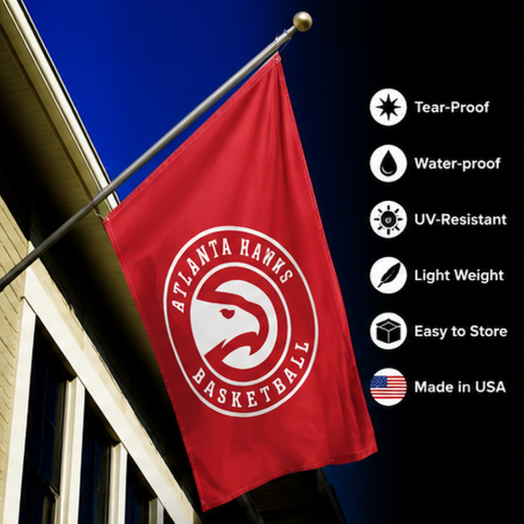 ATLANTA HAWKS FLAG