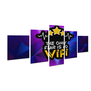 THE ONLY FEAR IS NO WIFI 2 WALL CANVAS
