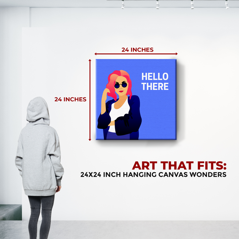HELLO THERE DECOR CANVAS