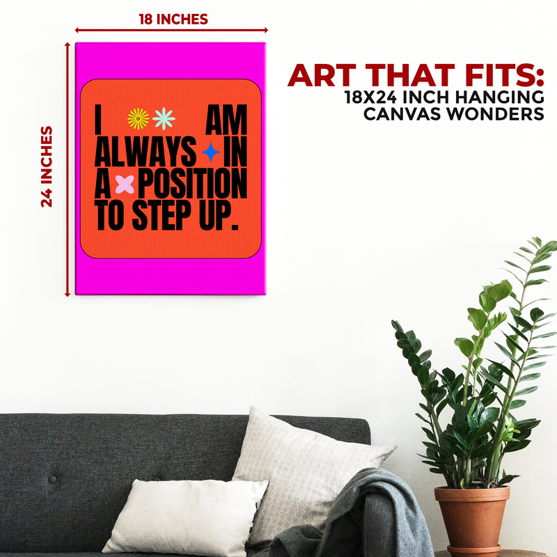 STEP UP DECOR CANVAS