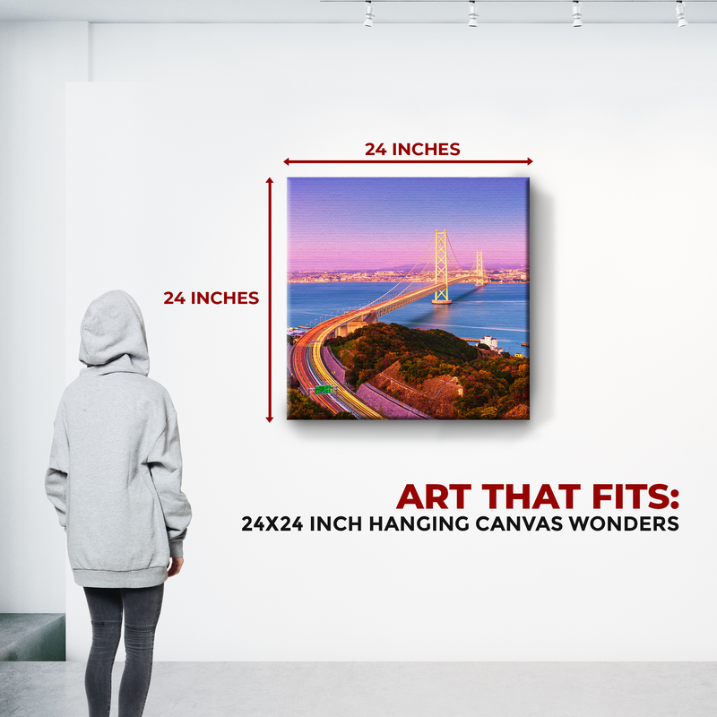 AKASHI-KAIKYO BRIDGE JAPAN CANVAS DECOR