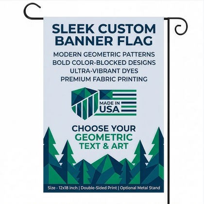 Garden Flag Front Side With Stand