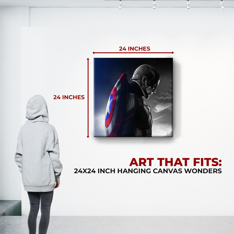 CAPTAIN AMERICA WALL CANVAS DECOR