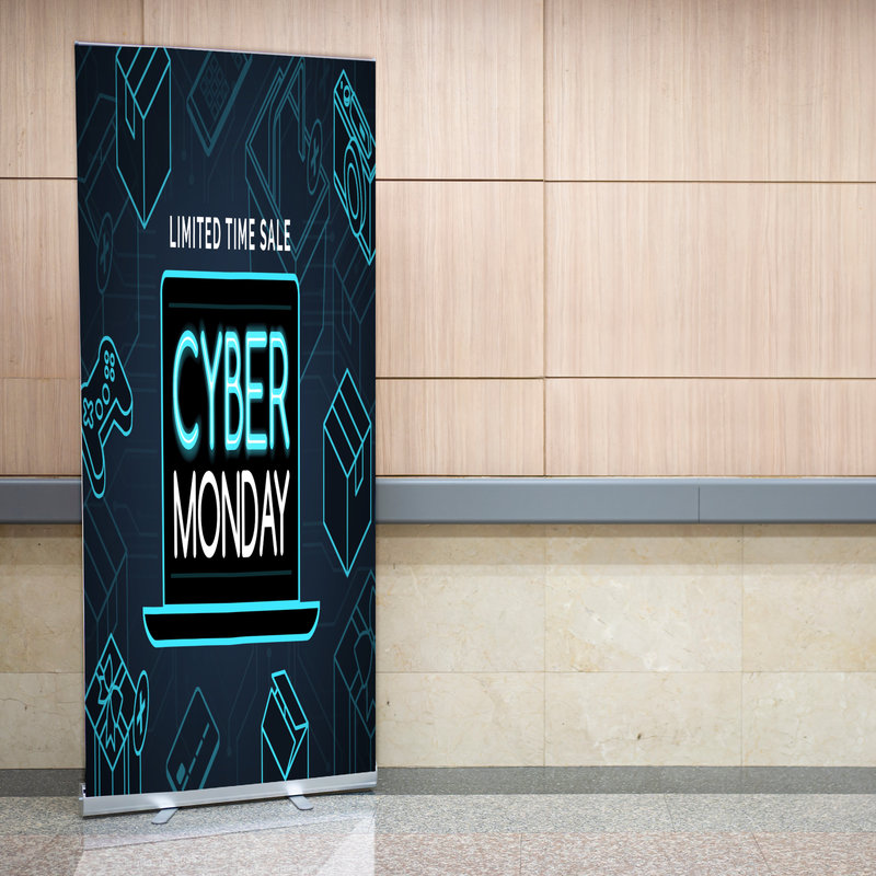 CYBER MONDAY SALE BANNER RETRACTABLE