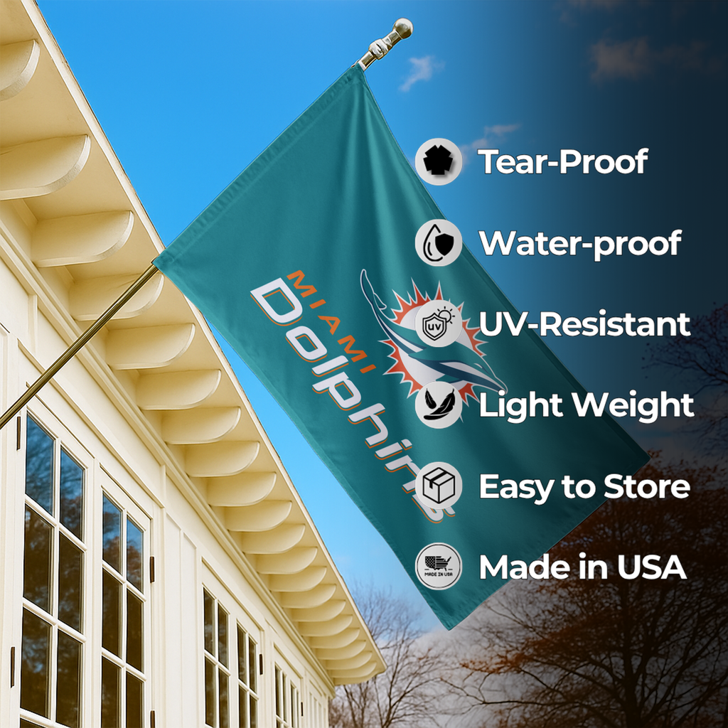 MIAMI DOLPHINS FLAG