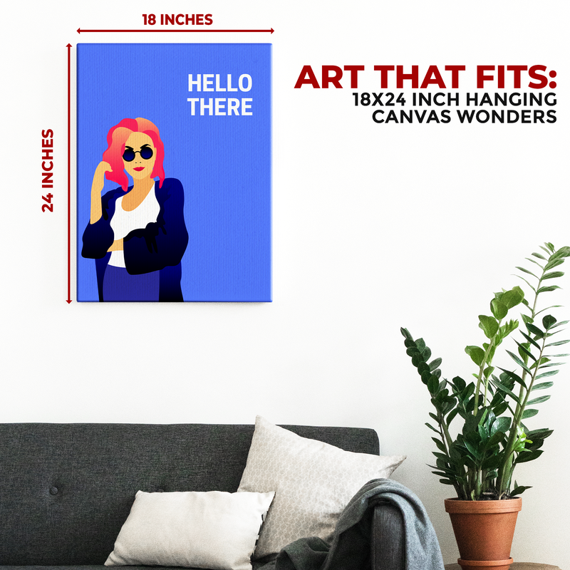HELLO THERE DECOR CANVAS