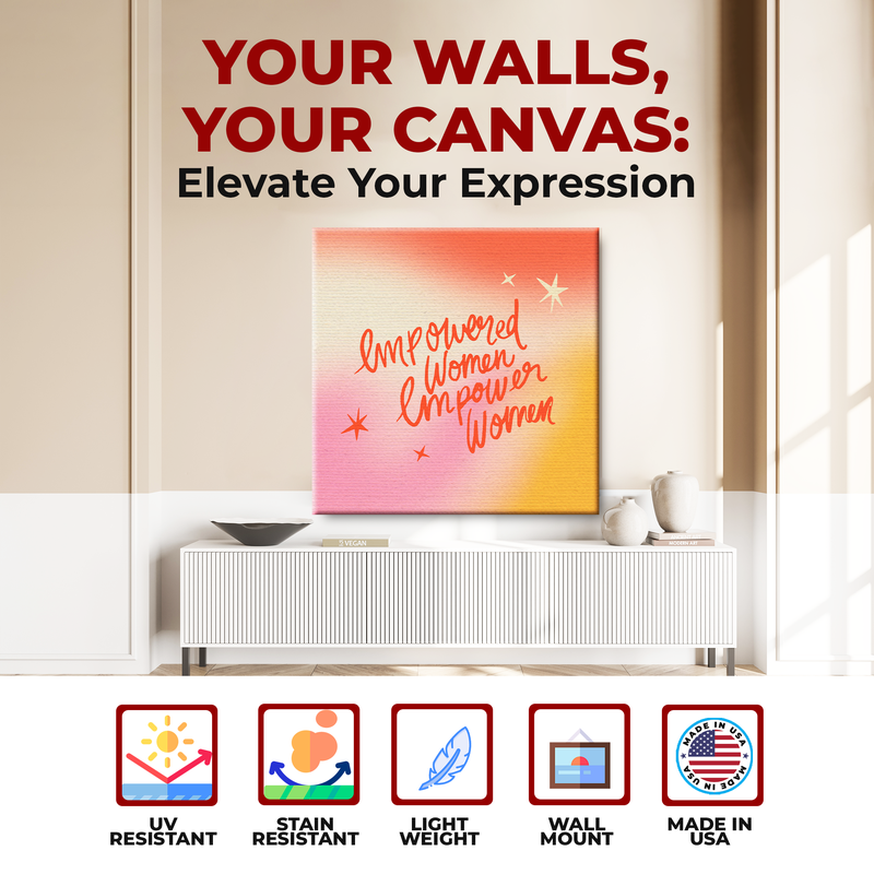 EMPOWERED WOMEN DECOR CANVAS