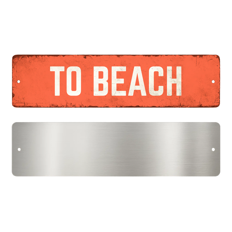TO BEACH SIGN