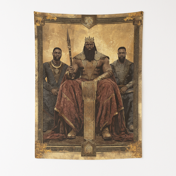 THE POWER OF BLACK KINGS WALL TAPESTRY