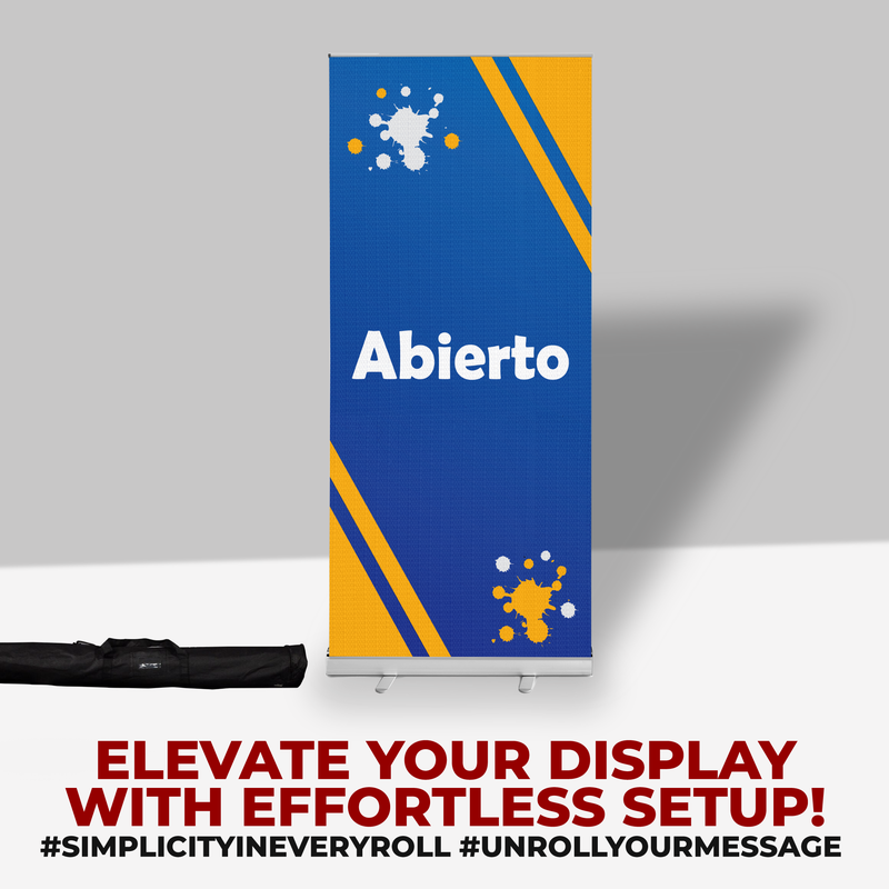 ABIERTO (OPEN) BANNER RETRACTABLE