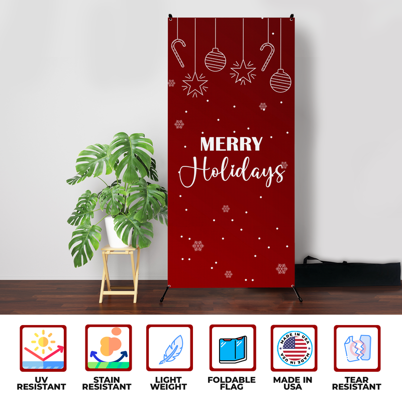MERRY HOLIDAYS X-BANNER