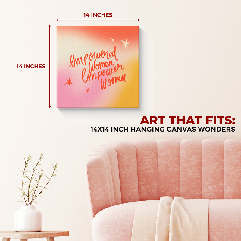 EMPOWERED WOMEN DECOR CANVAS