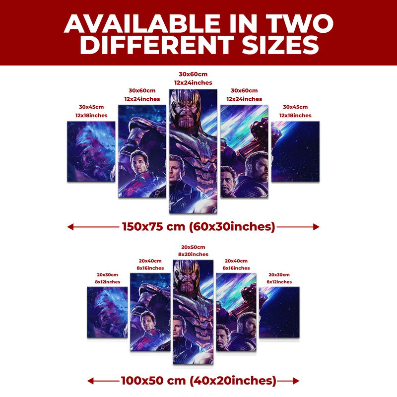 AVENGERS WALL CANVAS