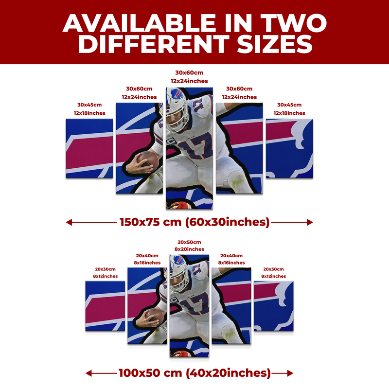 JOSH ALLEN BILLS CANVAS