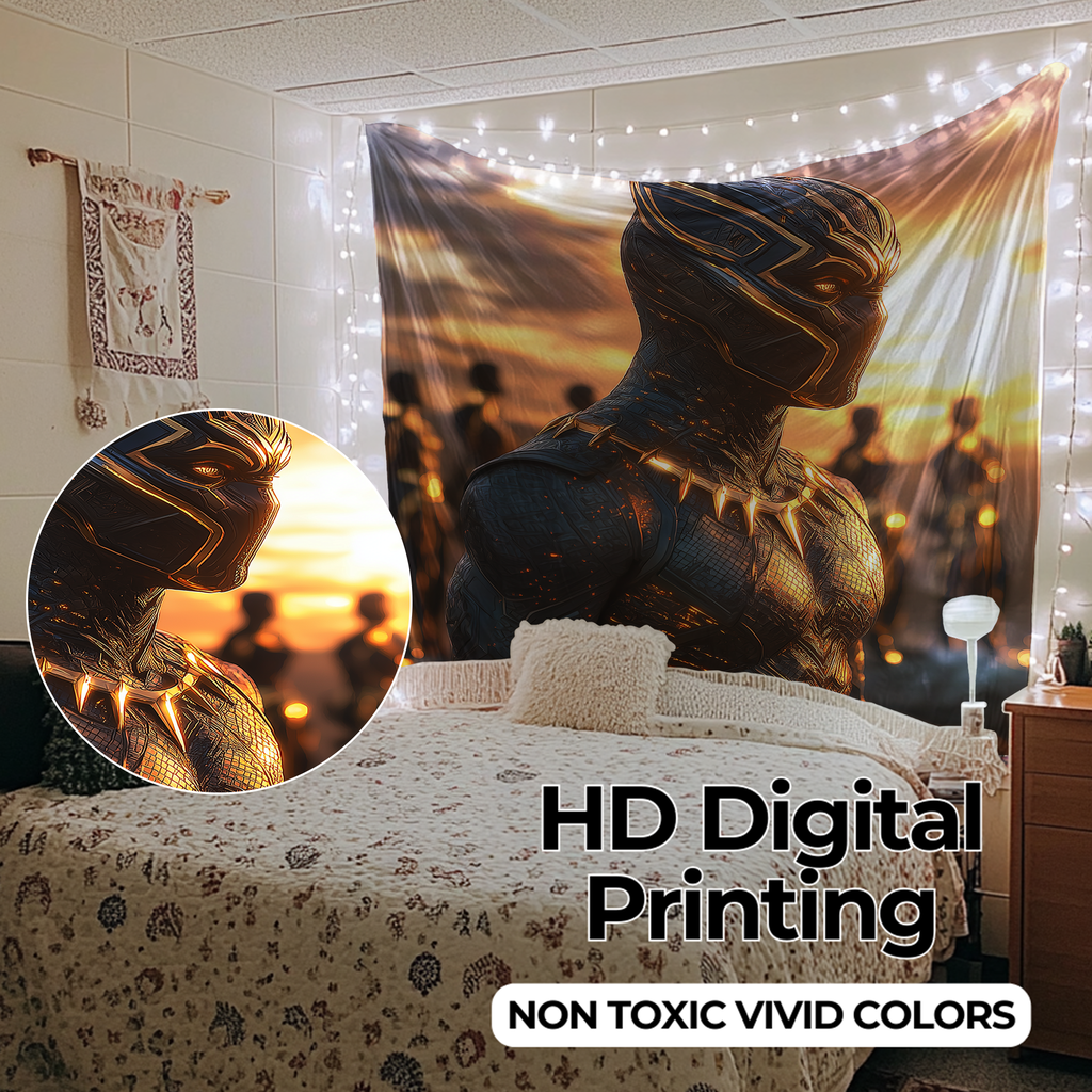 WAKANDA FOREVER: VIBRANIUM RISE WALL TAPESTRY