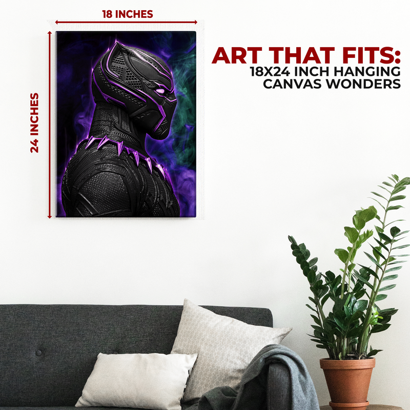BLACK PANTHER WALL CANVAS DECOR