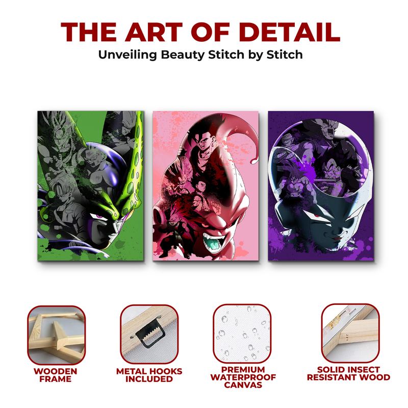 DRAGON BALL Z WALL CANVAS