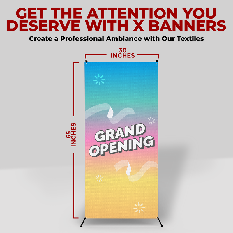 GRAND OPENING X-BANNER