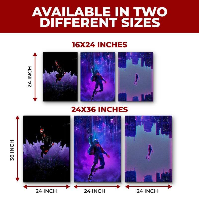 SPIDERMAN MORALESVERSE CANVAS DECOR