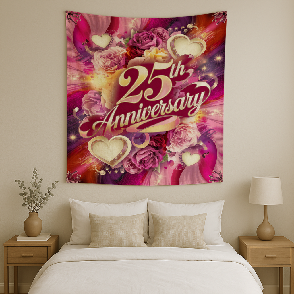 25TH ANNIVERSARY WALL TAPESTRY