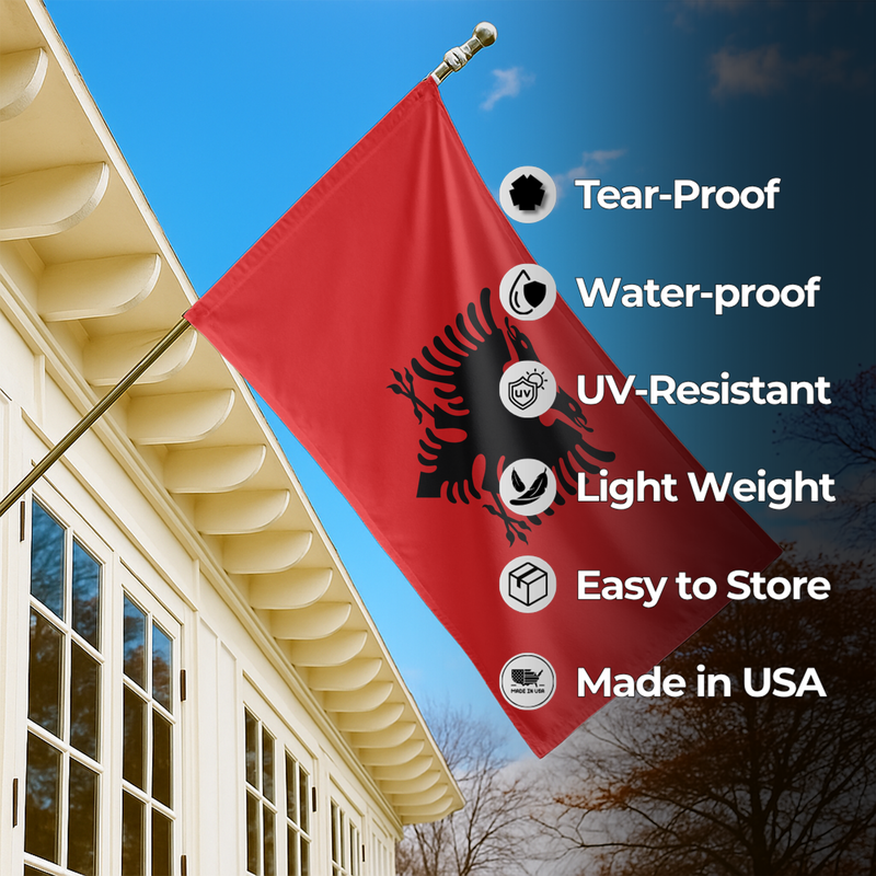 ALBANIA FLAG