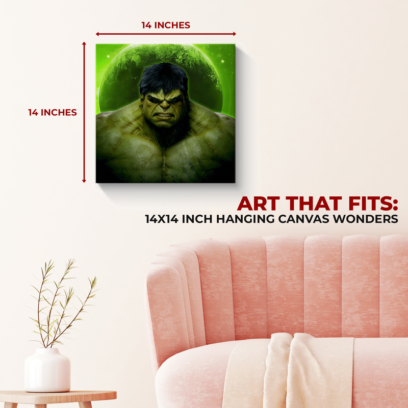 HULK WALL CANVAS DECOR