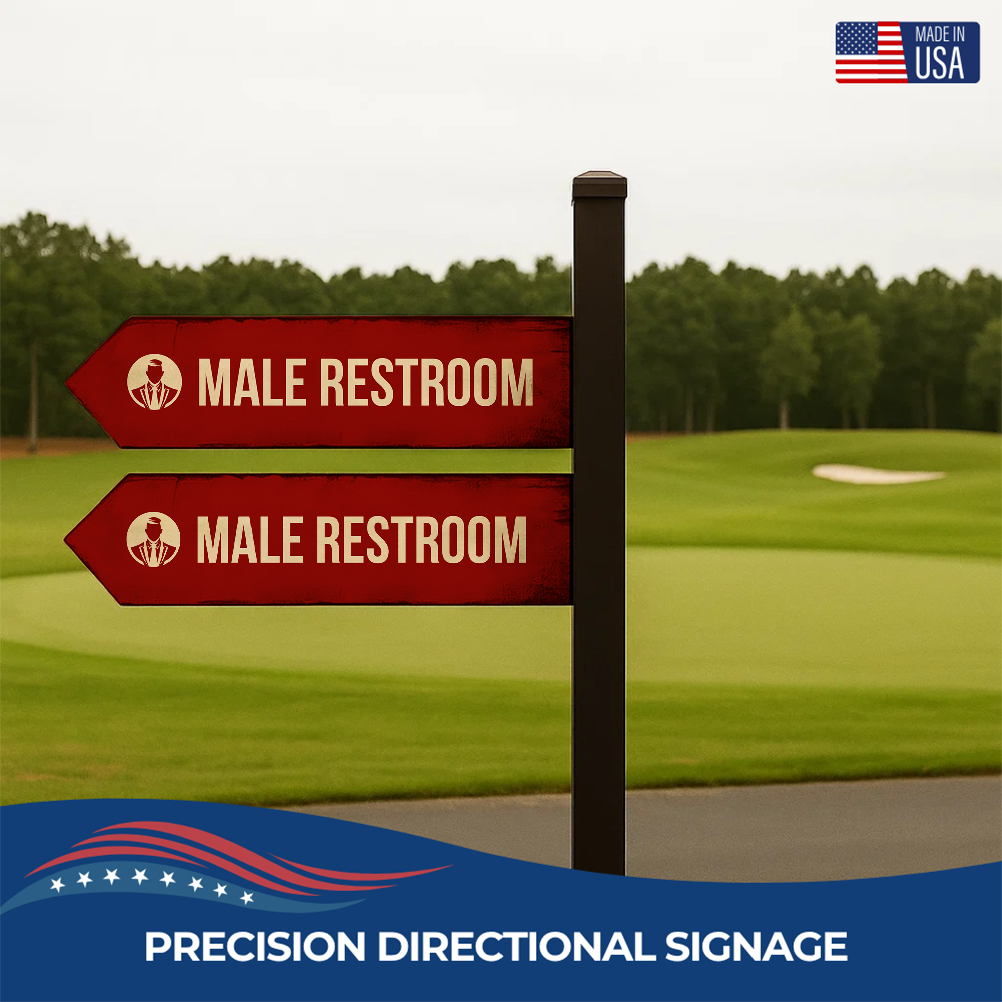 MALE RESTHROOM SIGN