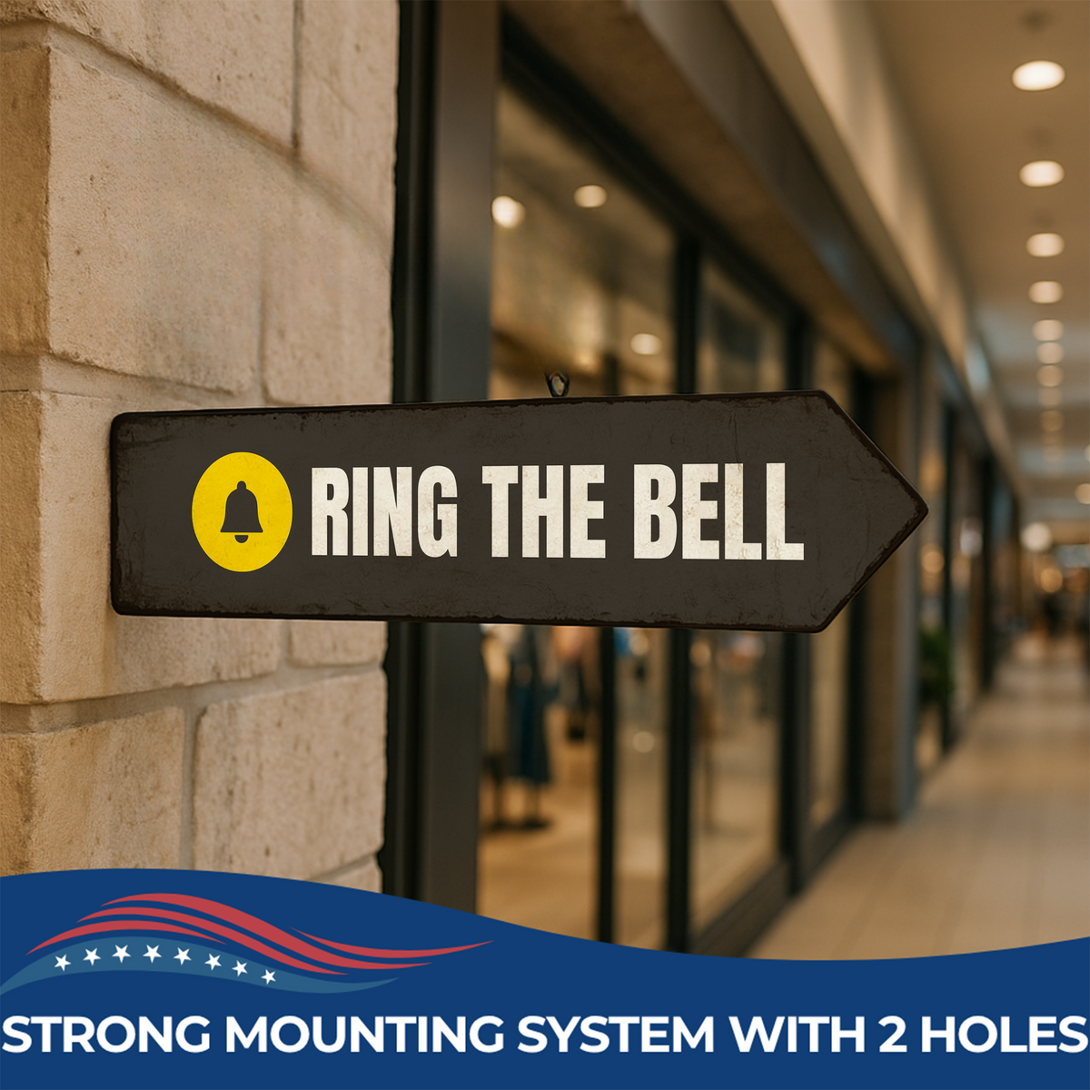 Ringt Sign RING THE BELL SIGN – Signtextile