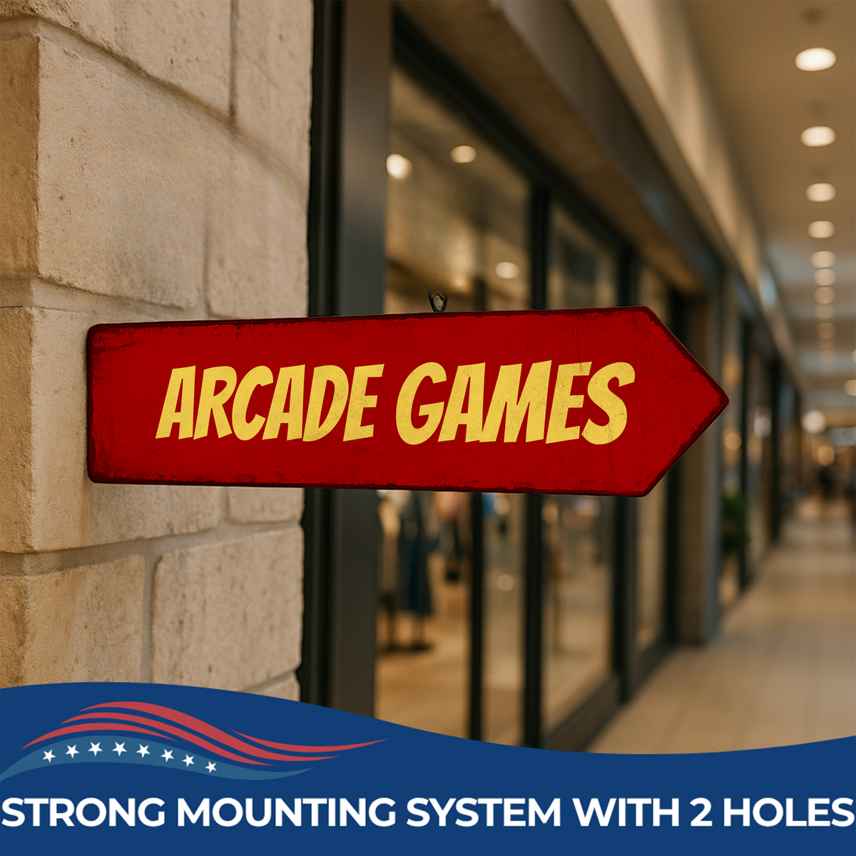 ARCADE GAMES SIGN – Signtextile