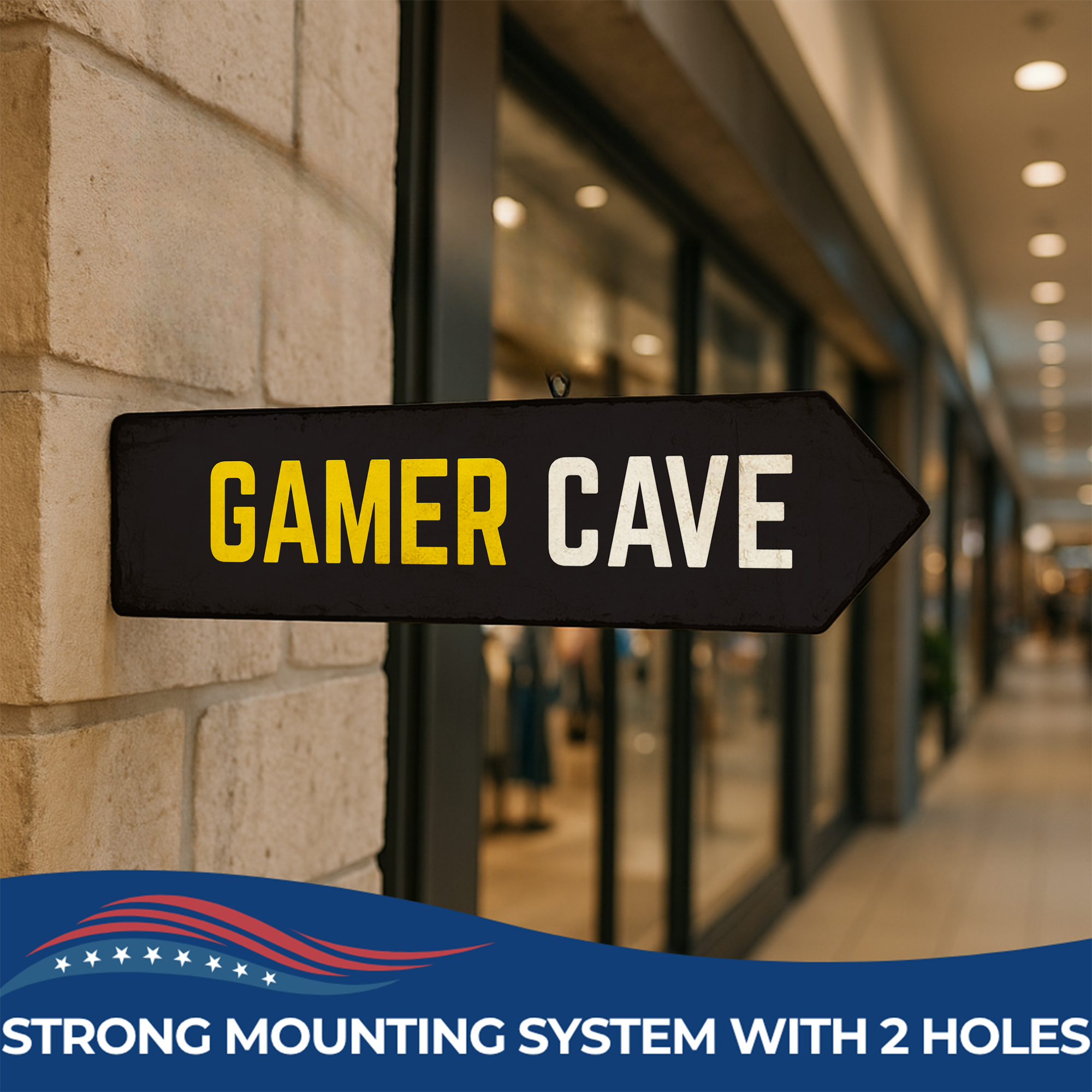 GAMER CAVE SIGN