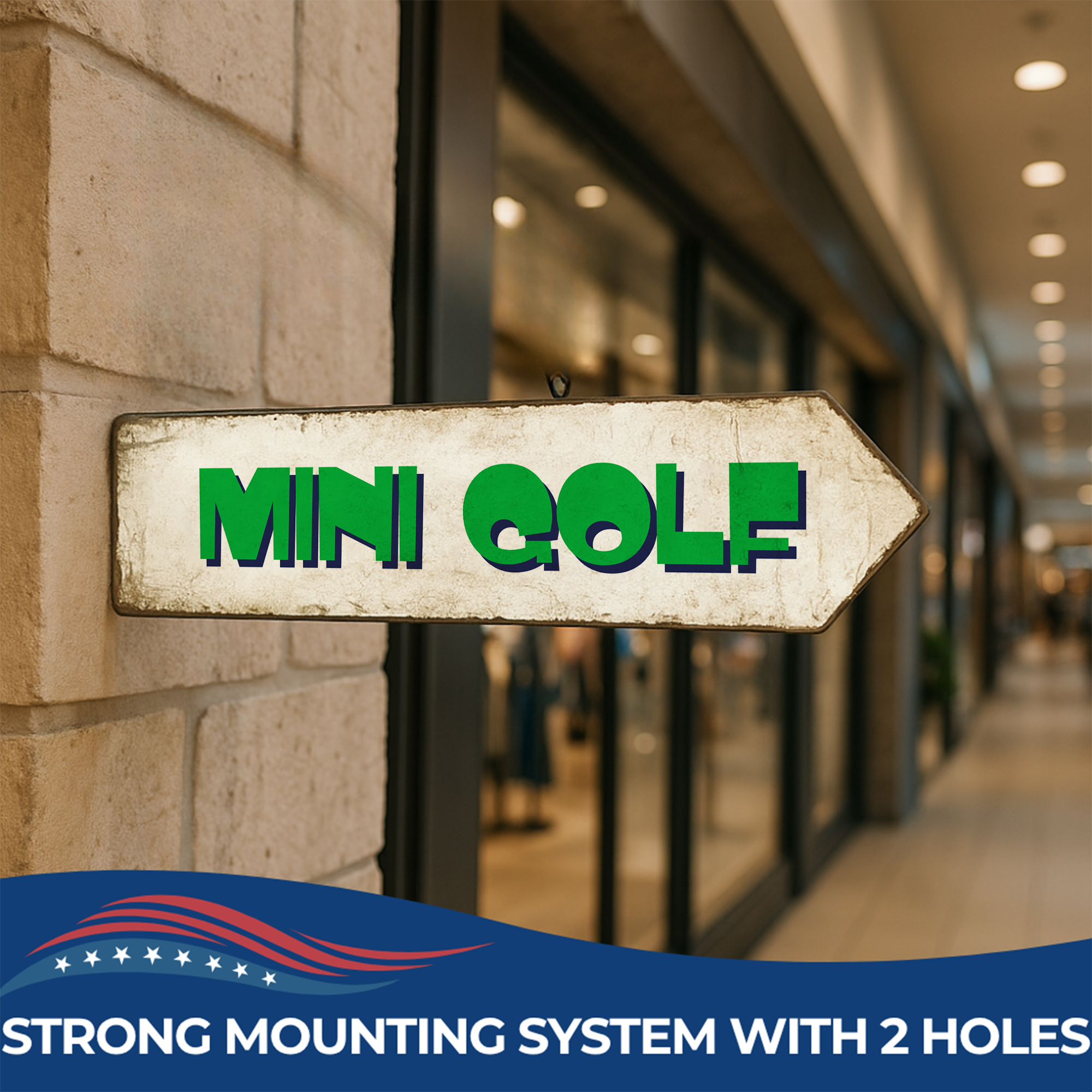 MINI GOLF SIGN