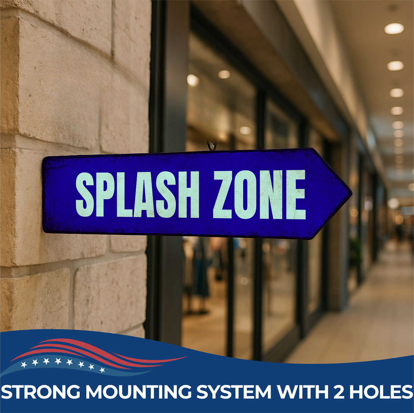 SPLASH ZONE SIGN