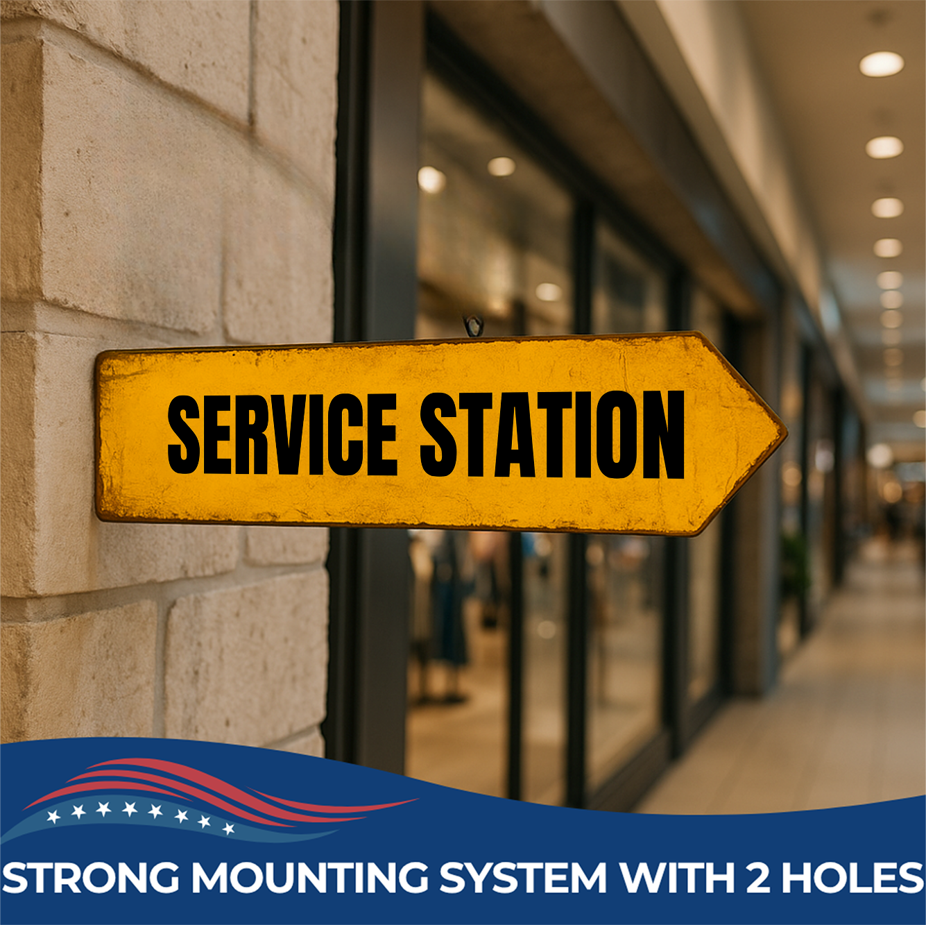 SERVICE STATION SIGN