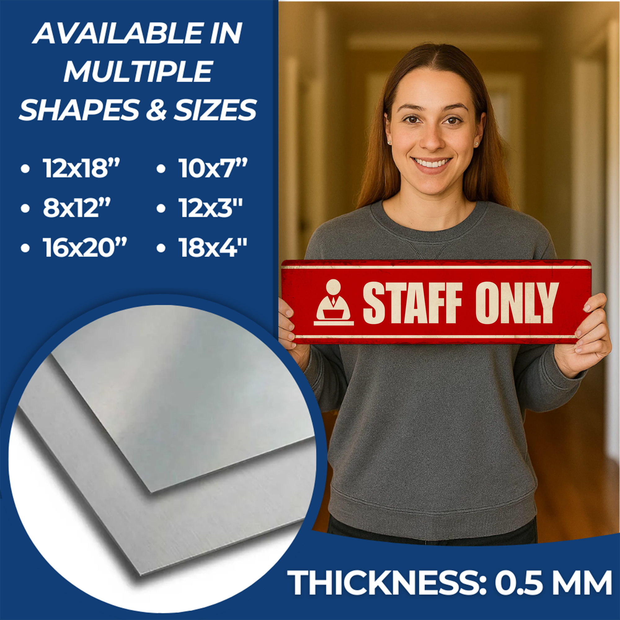 CUSTOM METAL SIGN OUTDOOR