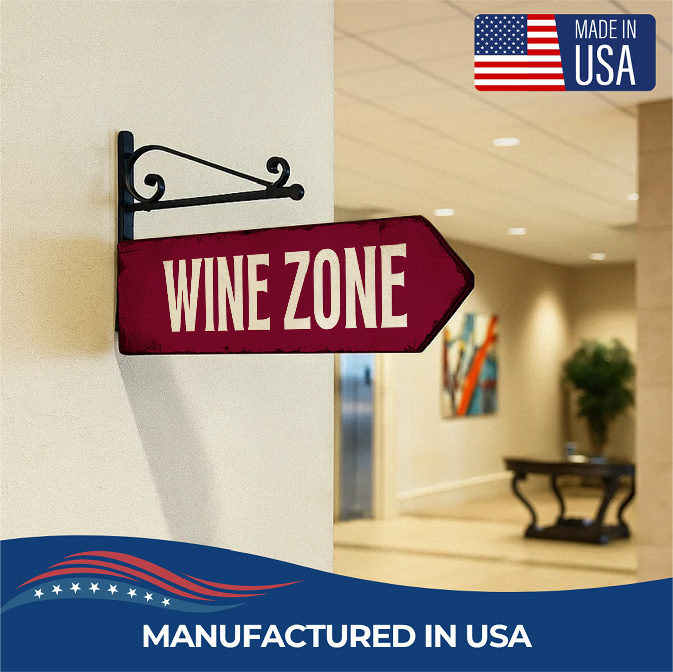 WINE ZONE SIGN