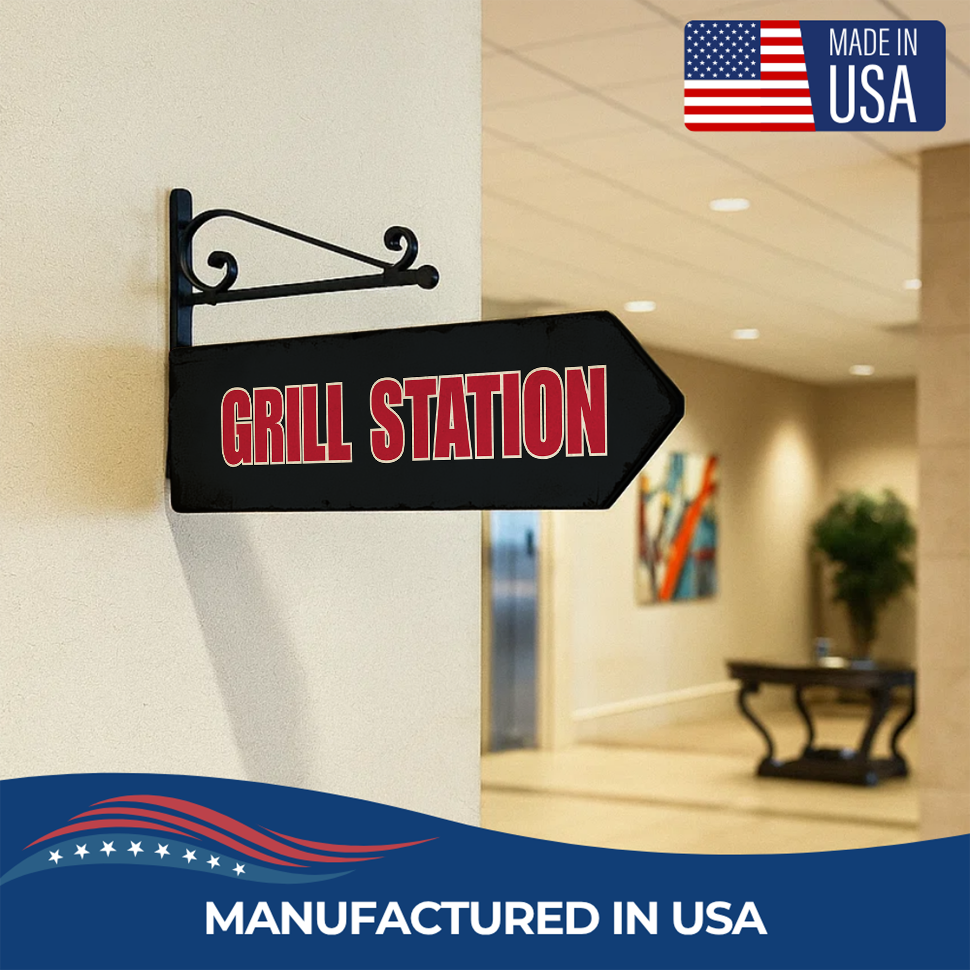 GRILL STATION SIGN