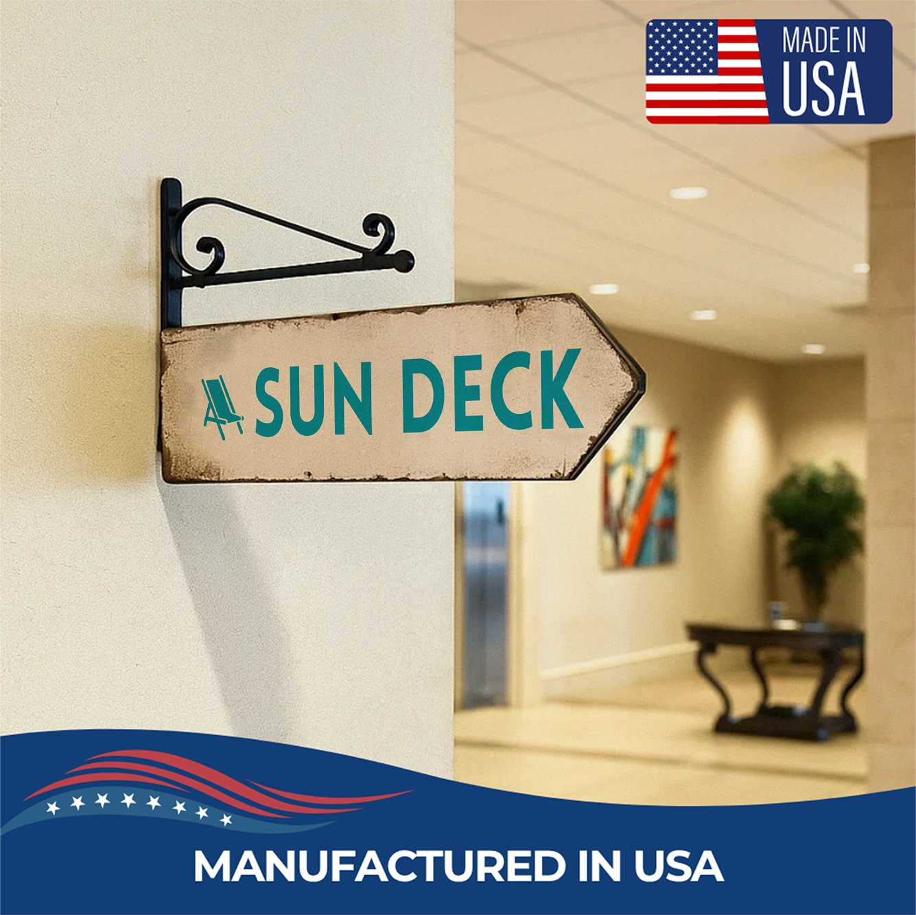 SUN DECK SIGN